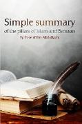 SIMPLE SUMMARY OF THE PILLARS OF ISLAM AND EEMAAN
