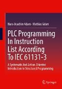 PLC Programming In Instruction List According To IEC 61131-3