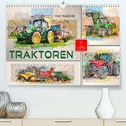 Traktoren - mein Kalender (Premium, hochwertiger DIN A2 Wandkalender 2023, Kunstdruck in Hochglanz)