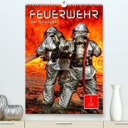 Feuerwehr - der Kalender (Premium, hochwertiger DIN A2 Wandkalender 2023, Kunstdruck in Hochglanz)