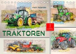 Traktoren - mein Kalender (Tischkalender 2023 DIN A5 quer)