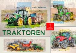 Traktoren - mein Kalender (Wandkalender 2023 DIN A3 quer)