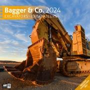 Bagger Kalender 2024 - 30x30