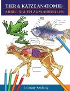 Tier & Katze Anatomie-Arbeitsbuch zum Ausmalen