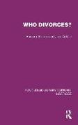 Who Divorces?