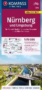 KOMPASS Fahrradkarte 3343 Nürnberg und Umgebung 1:70.000