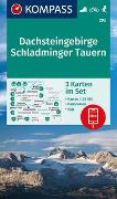 KOMPASS Wanderkarten-Set 293 Dachsteingebirge, Schladminger Tauern (3 Karten) 1:25.000
