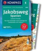 KOMPASS Wanderführer Jakobsweg Spanien, Camino Francés. Von den Pyrenäen nach Santiago de Compostela und Fisterra, 60 Etappen