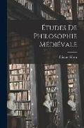 Études de philosophie médiévale