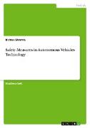 Safety Measures in Autonomous Vehicles Technology