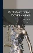 International Government: Two Reports
