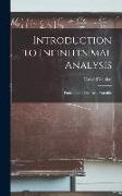 Introduction to Infinitesimal Analysis: Functions of One Real Variable