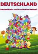 Deutschland Bundesländer und Landkreise Malbuch