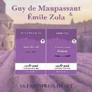 Guy de Maupassant & Émile Zola (Bücher + Audio-Online) - Lesemethode von Ilya Frank