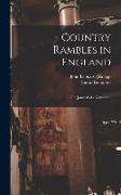 Country Rambles in England, or, Journal of a Naturalist