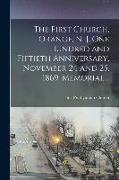 The First Church, Orange, N. J. One Hundred and Fiftieth Anniversary, November 24 and 25, 1869. Memorial