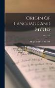 Origin Of Language And Myths, Volume 1