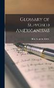 Glossary of Supposed Americanisms