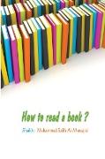 How to read a book ?