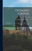 Ontarian Families: Genealogies of United-Empire-Loyalists and Other Pioneer Families of Upper Canada, Volume 1