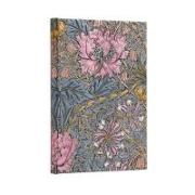 Morris Pink Honeysuckle (William Morris) Midi liniert Hardcover Journal