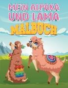 Mein Alpaka und Lama Malbuch