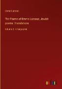 The Poems of Emma Lazarus, Jewish poems: Translations