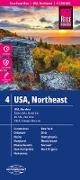 Reise Know-How Landkarte USA, Nordost / USA, Northeast (1:1.250.000) : Maine, Maryland, New York, Ohio, West Virginia