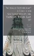 "Missale Gothicum," a Gallican sacramentary, ms. Vatican. Regin. Lat. 317, Volume 1