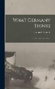 What Germany Thinks: The War as Germans see it