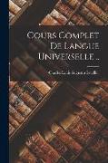Cours Complet De Langue Universelle