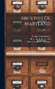 Archives Of Maryland, Volume 18