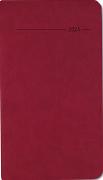 Taschenkalender Tucson rot 2024 - Büro-Kalender 9x15,6 cm - 1 Woche 2 Seiten - 128 Seiten - mit weichem Tucson-Einband - Alpha Edition