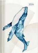 Ladytimer Grande Aquarell 2024 - Taschen-Kalender A5 (15x21 cm) - Leuchtturm - Notiz-Buch - Weekly - 128 Seiten - Alpha Edition
