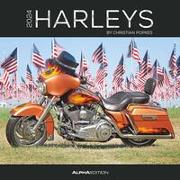Harleys 2024 - Broschürenkalender 30x30 cm (30x60 geöffnet) - Kalender mit Platz für Notizen - Motorräder - Bildkalender - Wandplaner - Harley-Davidson