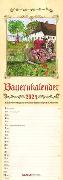 Bauernkalender 2024 - Streifen-Kalender 15x42 cm - mit 100-jährigem Kalender und Bauernregeln - Wandplaner - Küchenkalender - Alpha Edition