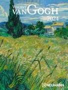 Vincent van Gogh 2024 - Diary - Buchkalender - Taschenkalender - 16,5x21,6