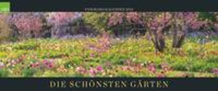 GEO Panorama: Die schönsten Gärten Panoramakalender 2024, im Format 120 x 50 cm, Monatskalender, Gartenkalender im Großformat für Gartenliebhaber