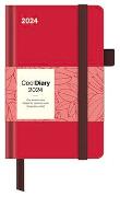 Crimson 2024 - Diary - Buchkalender - Taschenkalender - 9x14