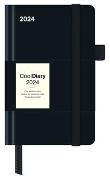 Black 2024 - Diary - Buchkalender - Taschenkalender - 9x14