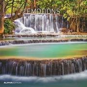 Alpha Edition Emotions Broschürenkalender 2024, im Format 30 x 30 cm (30 x 60 geöffnet), Monatskalender, Wandkalender mit Landschaftsbildern