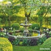 English Country Gardens 2024 - Wand-Kalender - Broschüren-Kalender - 30x30 - 30x60 geöffnet - Garten