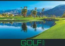 Golf 2024 - Bildkalender 48,5x34 cm im Querformat - internationaler Golfkalender - Sportkalender - Wandplaner - Wandkalender - Alpha Edition