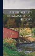 Reference List on Maine Local History