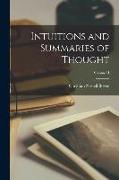 Intuitions and Summaries of Thought, Volume II