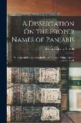 A Dissertation On the Proper Names of Panjâbîs: With Special Reference to the Proper Names of Villagers in the Eastern Panjâb