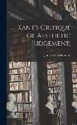 Kant's Critique of Aesthetic Judgement