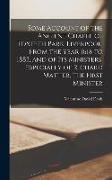 Some Account of the Ancient Chapel of Toxteth Park, Liverpool, From the Year 1618 to 1883, and of Its Ministers, Especially of Richard Mather, the Fir