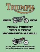 TRIUMPH 750cc T150 & T150V TRIDENT 1968-1974 WORKSHOP MANUAL