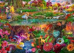 Brain Tree - Dream Paradise 1000 Pieces Jigsaw Puzzle for Adults: With Droplet Technology for Anti Glare & Soft Touch